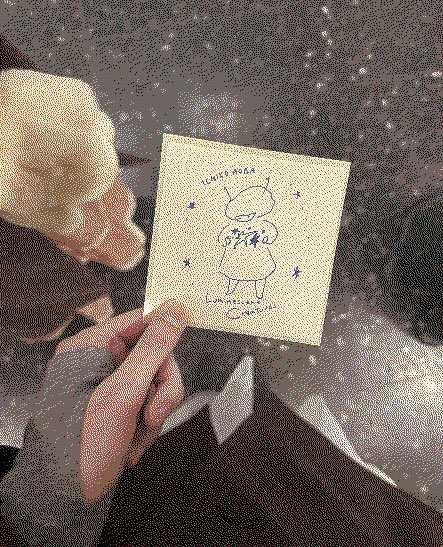 the adorable sticker! ichiko is an illustrator in an alternative universe